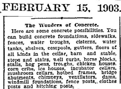 hitching wonders of concrete 1903
