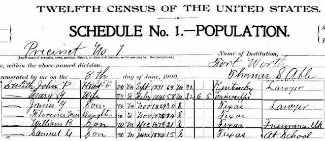jps 1900 census