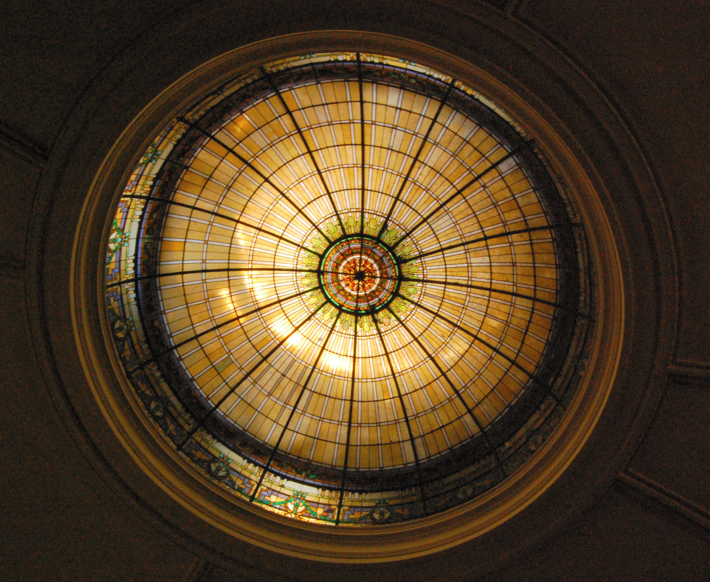 look up dome first christian inside