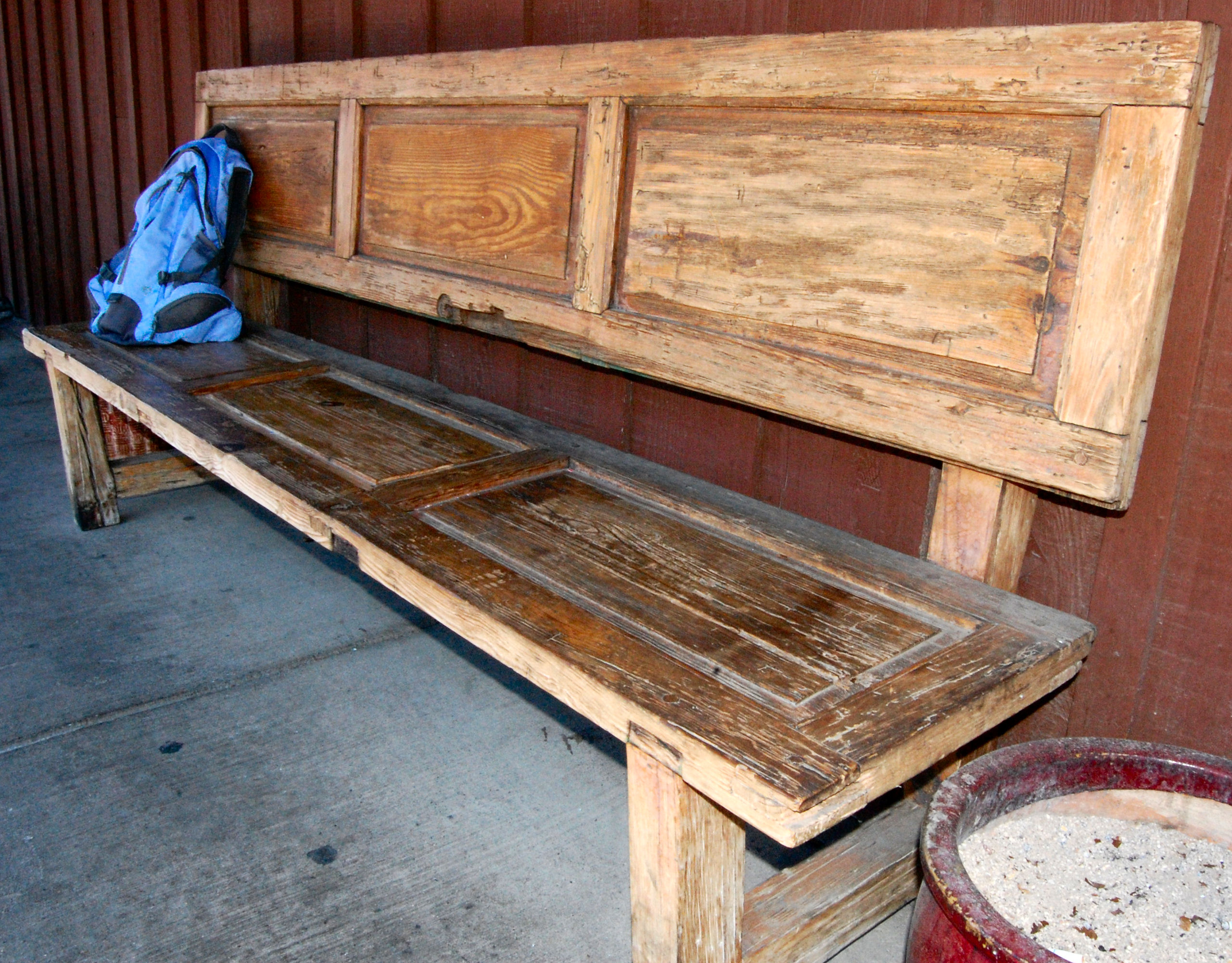 bench from doors stockyards main