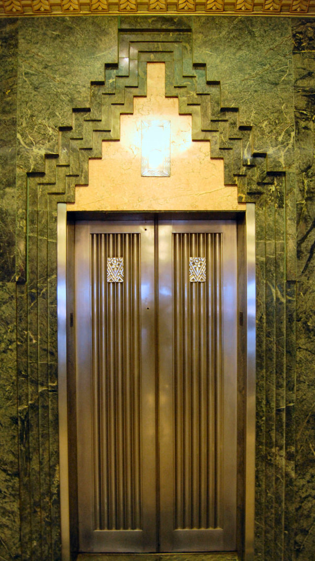 art deco sinclair elevator
