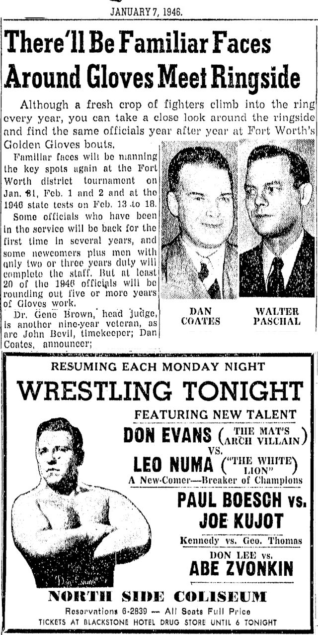 plangman wrestling 1946