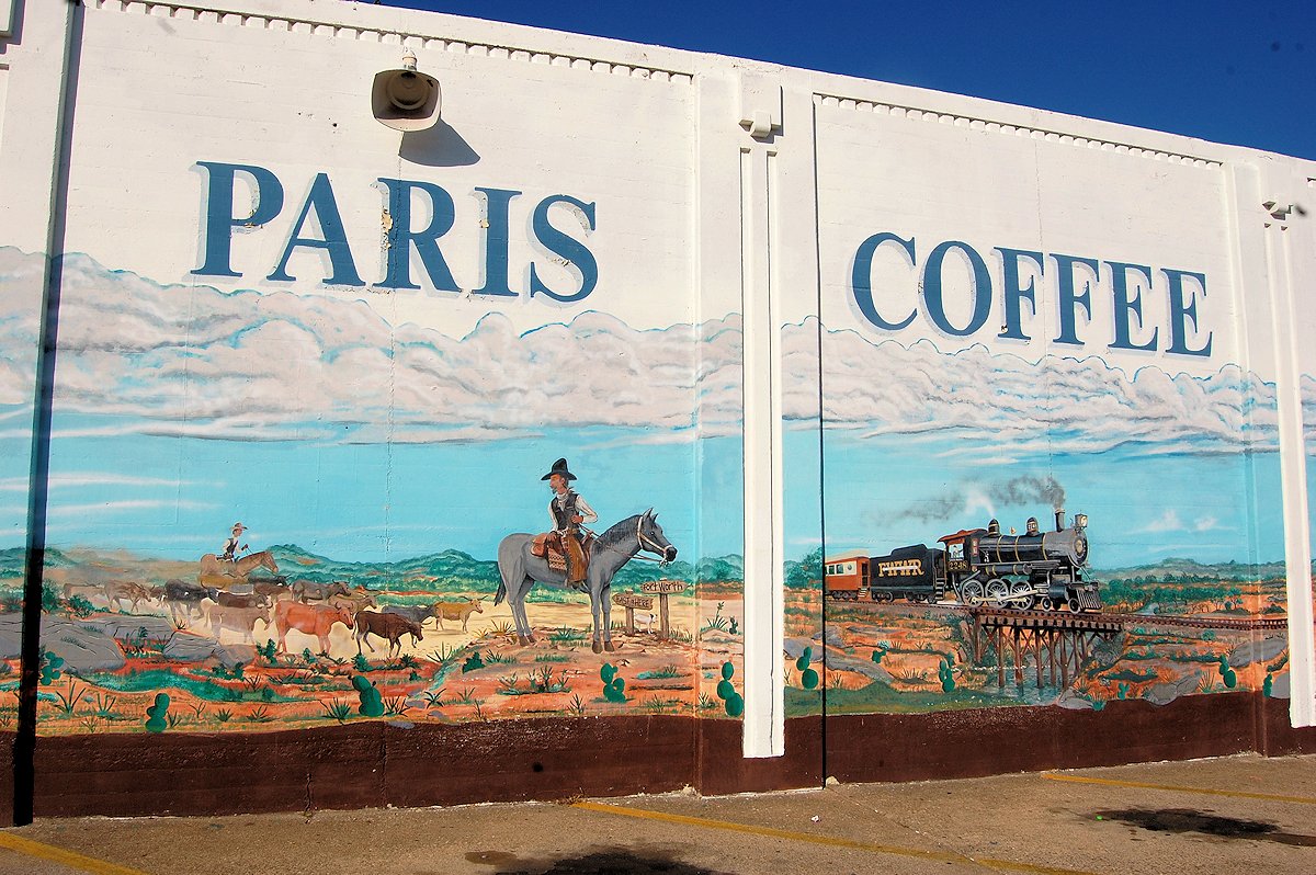 mural paris coffee