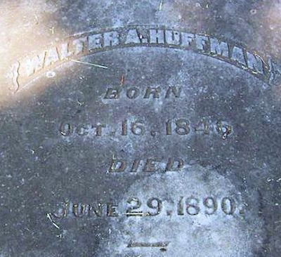 huffman headstone