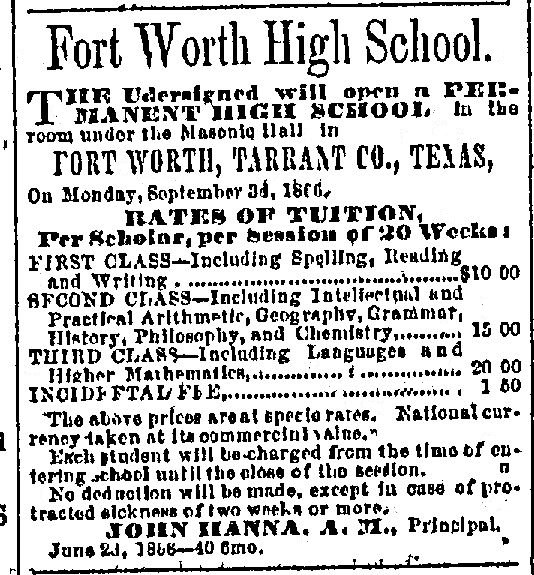 fort worth high 9-14-66 dwh