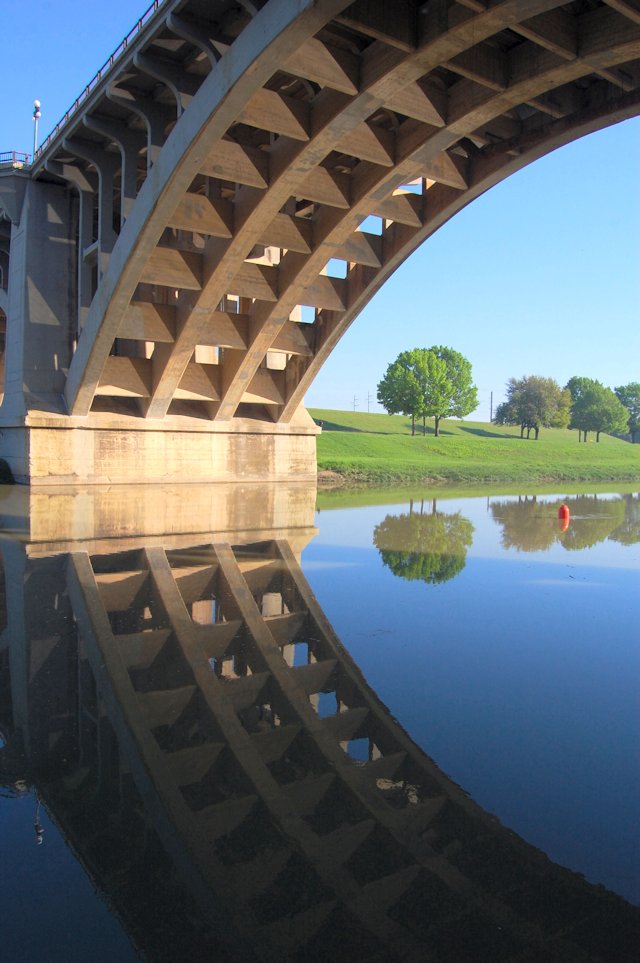 bridge paddock reflection 1