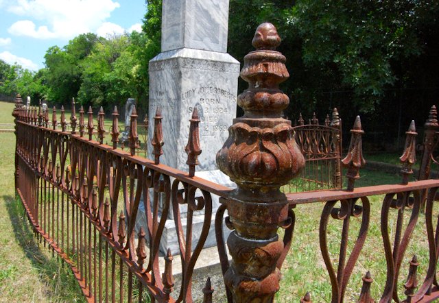 cemetery fence birdville