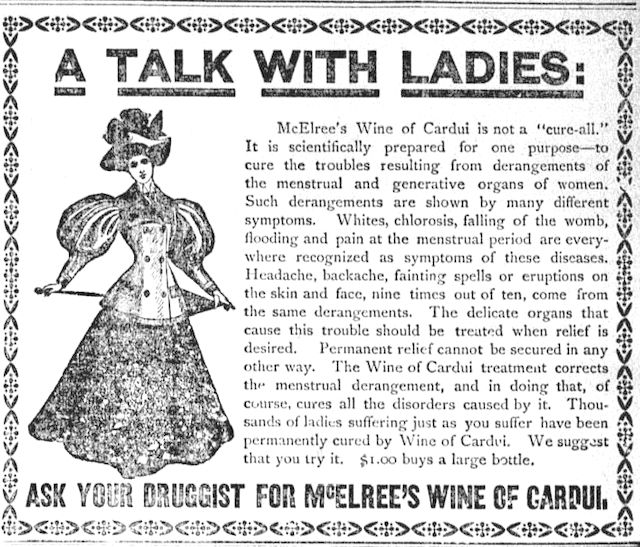 ad women cardui 1896