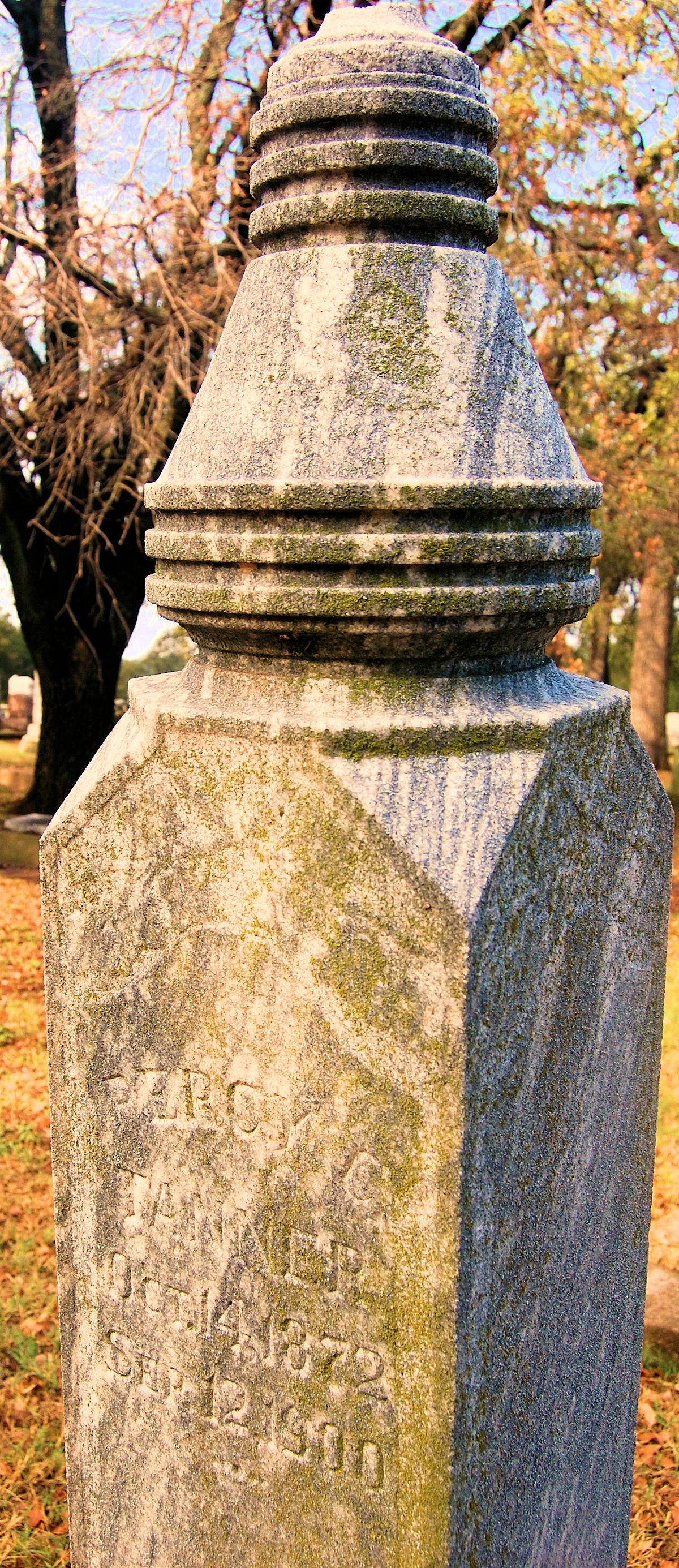 cannon grave 1900