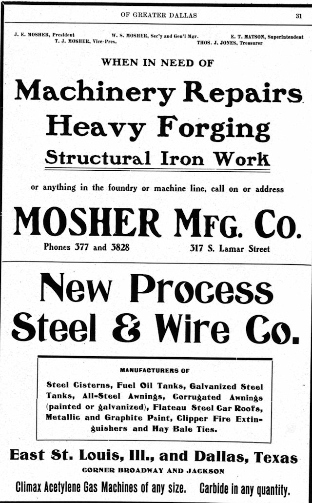 iron mosher 1905
