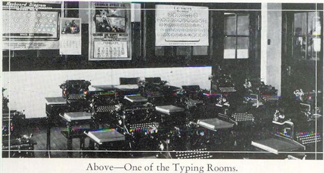 poly 1930 typing room