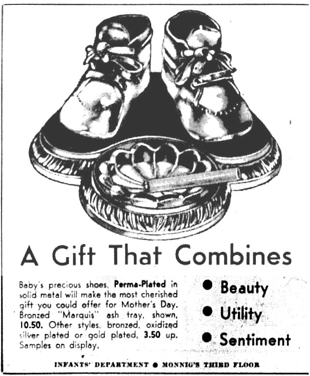 1947 baby shoes