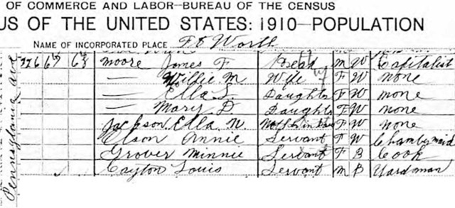 moore 1910 census