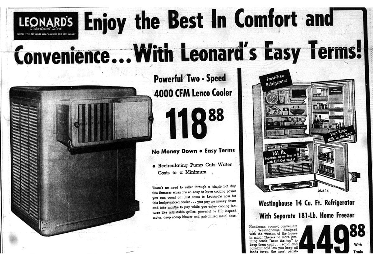 1959 lenco cooler
