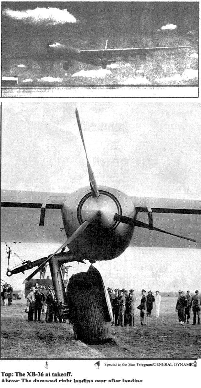 b36 3-13-97 landing gear photo