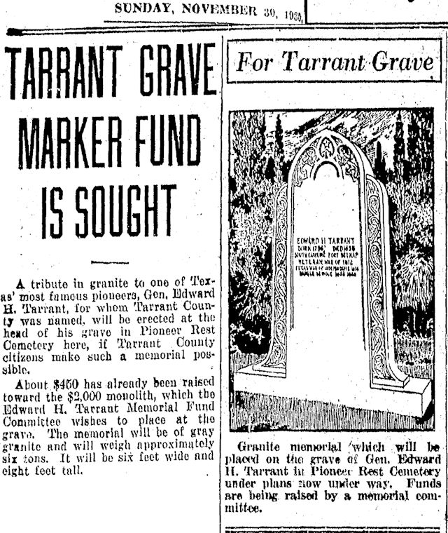 tarrant marker fund 30