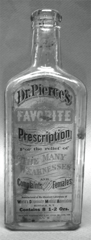 female dr. pierce bottle