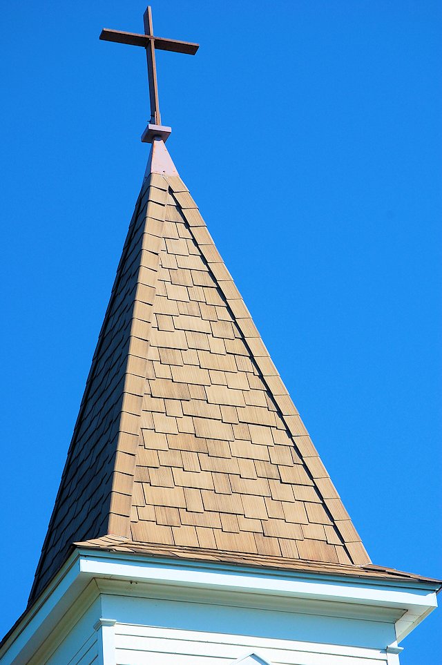 wooden king steeple top