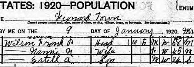 estill 1920 census