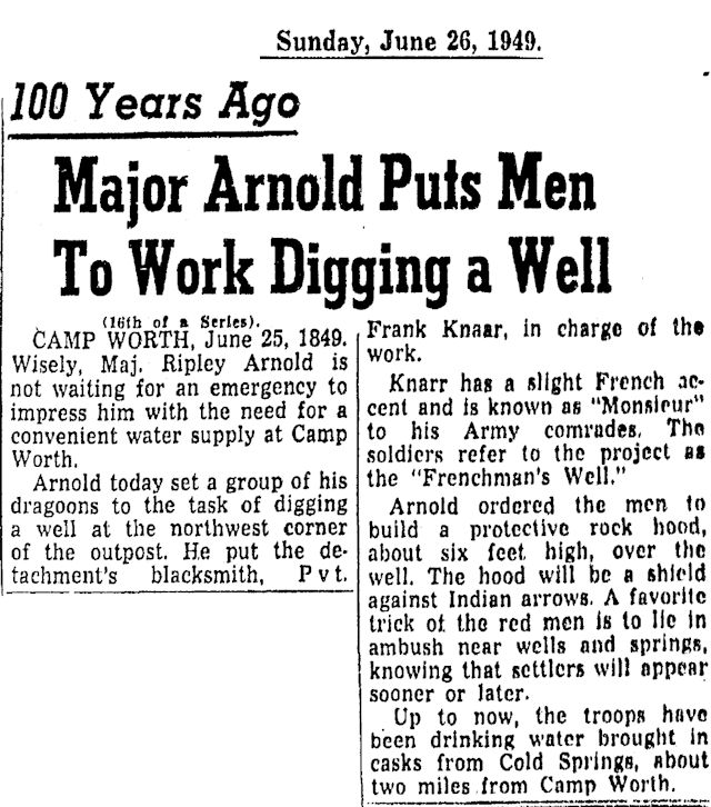frenchman's well 1949