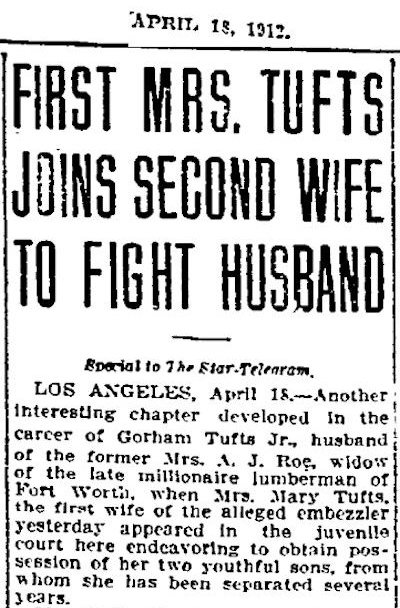 tufts 1912 4-18 wife 1 joins wife 2 s-t