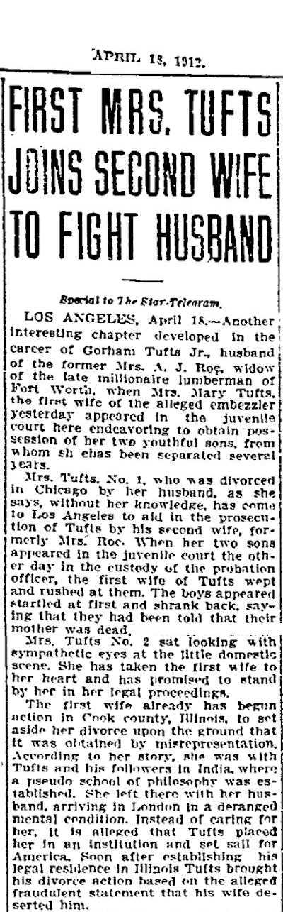 tufts 1912 4-18 wife 1 joins wife 2 s-t