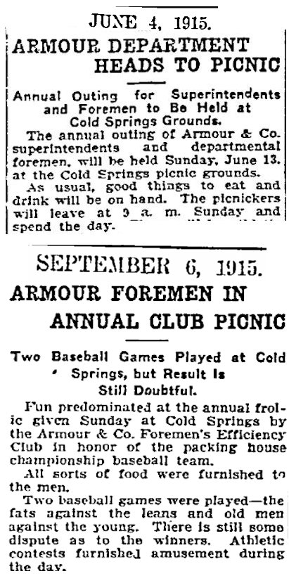 cold springs picnic 1915